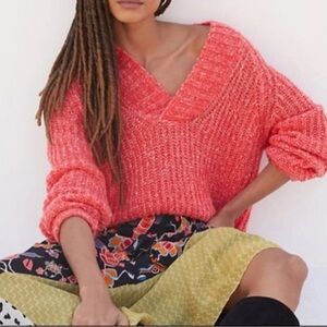 Anthropologie Honore Wool Blend Sweater